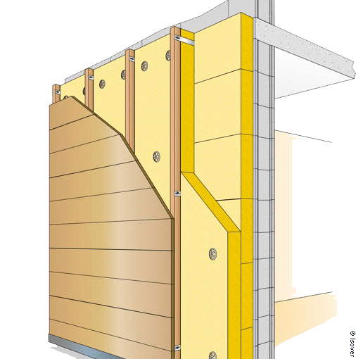 isolation sous bardage