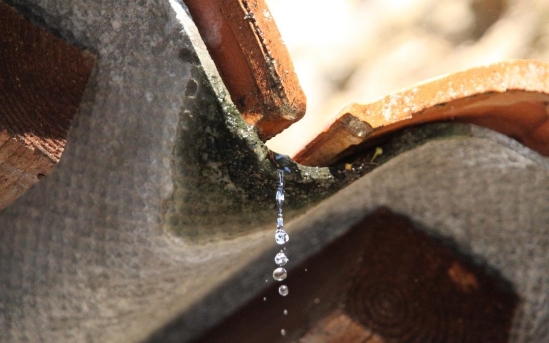 Évacuation d’eau sur la toiture