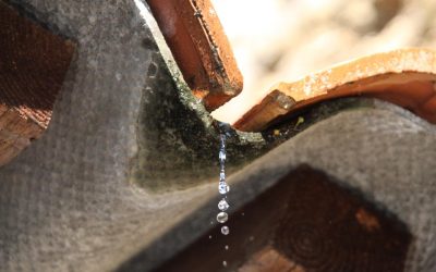 Évacuation d’eau sur la toiture